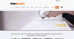 Desktop Screenshot of integra-adhesives.com